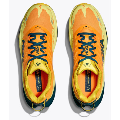 Tênis Hoka Torrent 4 Laranja/Amarelo