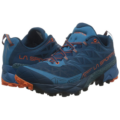 La Sportiva Akyra Aquamarine / Sapatos Laranja