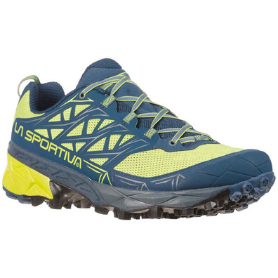 La Sportiva Akyra Shoes Petrol Blue / Lime