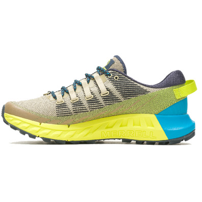 Sapato Merrell Agility Peak 4 bege/amarelo/azul