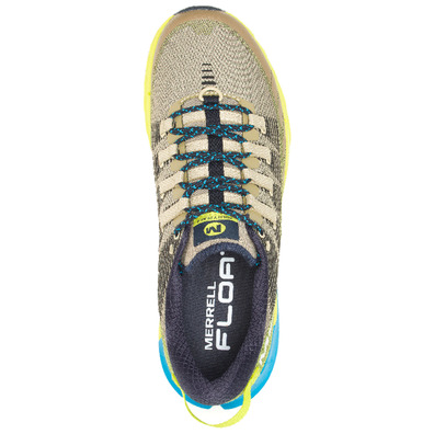 Sapato Merrell Agility Peak 4 bege/amarelo/azul