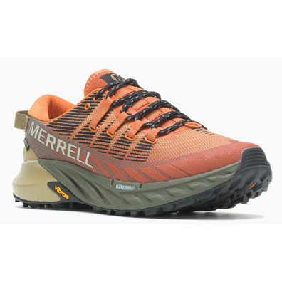 Sapato Merrell Agility Peak 4 GTX laranja/oliva