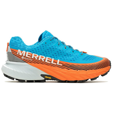 Sapato Merrell Agility Peak 5 GTX azul/laranja