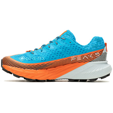 Sapato Merrell Agility Peak 5 GTX azul/laranja