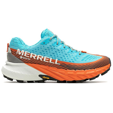 Sapato Merrell Agility Peak 5 GTX W azul/laranja
