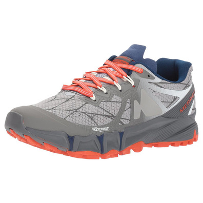 Sapato Merrell Agility Peak Flex W cinza / laranja / azul