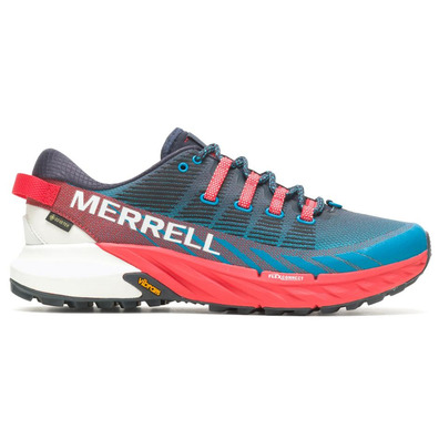 Sapato Merrell Agitily Peak 4 GTX azul/vermelho