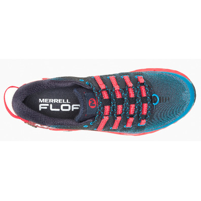 Sapato Merrell Agitily Peak 4 GTX azul/vermelho