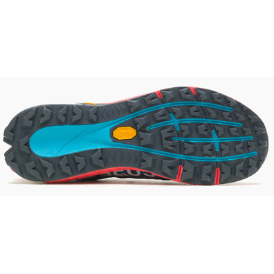 Sapato Merrell Agitily Peak 4 GTX azul/vermelho