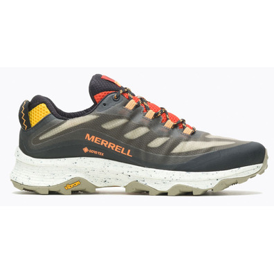 Tênis Merrell Moab Speed GTX marrom/preto/vermelho