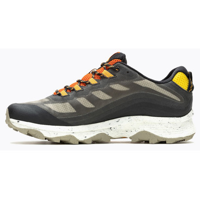 Tênis Merrell Moab Speed GTX marrom/preto/vermelho