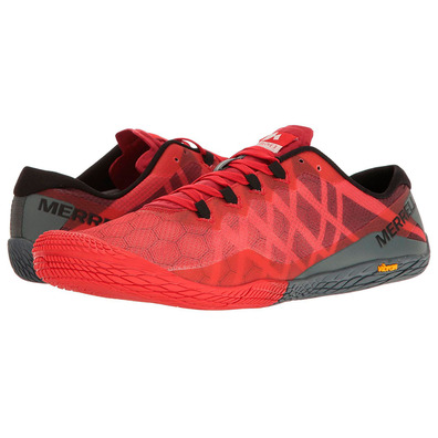 Merrell Vapor Glove 3 Shoes Vermelho / Cinza