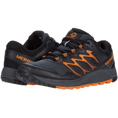 Merrell Wildwood GTX sapato preto / laranja