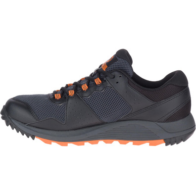 Merrell Wildwood GTX sapato preto / laranja