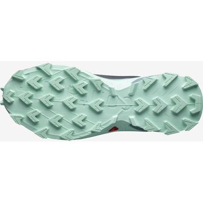 Sapato Salomon Alphacross 4 GTX W cinza/turquesa