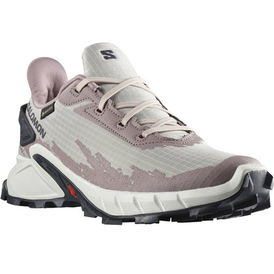 Sapato Salomon Alphacross 4 GTX W rosa/cinza