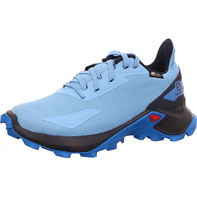 Sapato Salomon Alphacross Blast CSWP Azul celeste