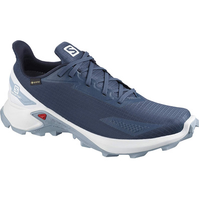 Sapato azul Salomon Alphacross Blast GTX