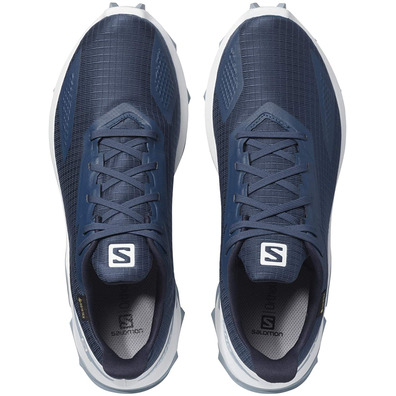 Sapato azul Salomon Alphacross Blast GTX