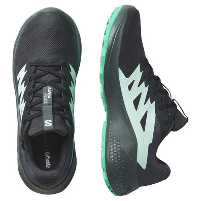 Tênis Salomon Alphaglide GTX W Preto/Verde