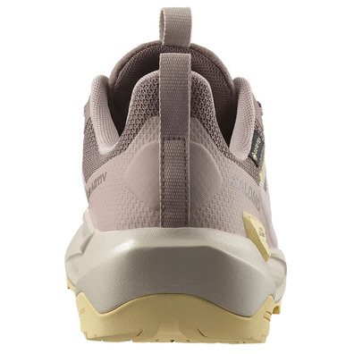 Tênis de corrida Salomon Elixir Activ GTX W marrom/amarelo