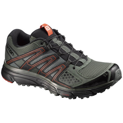 Salomon X-Mission 3 Night Kaki / laranja / sapato preto