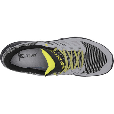 Salomon Outline GTX sapato cinza / limão