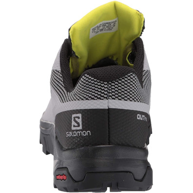 Salomon Outline GTX sapato cinza / limão