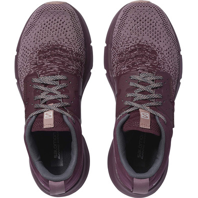 Sapato roxo Salomon Predict Soc W