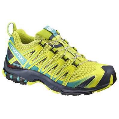 Tênis de corrida Salomon XA PRO 3D W amarelo / água-marinha