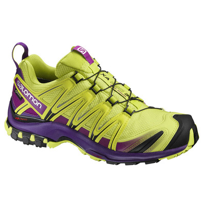 Sapato Salomon XA PRO 3D GTX W Lima / Roxo / Preto