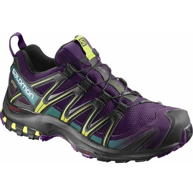 Sapato Salomon XA PRO 3D GTX W roxo / amarelo