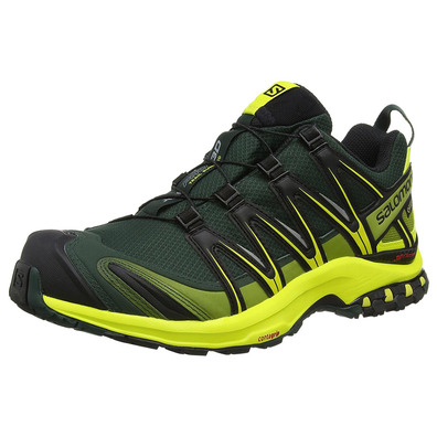 Salomon XA PRO 3D GTX calçado verde / amarelo