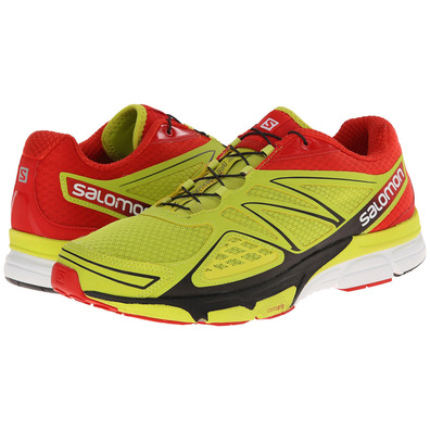 Salomon X-Scream 3D sapato Pistache Verde / Vermelho / Preto