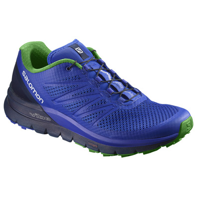 Sapato Salomon Sense Pro Max Azul / Verde / Preto