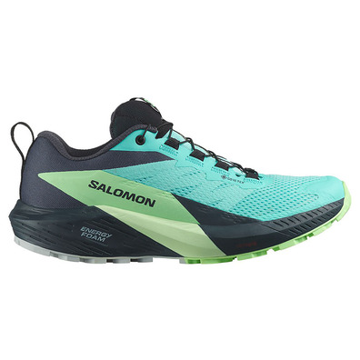 Sapato Salomon Sense Ride 5 GTX W Azul/Verde