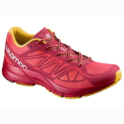 Sapato Salomon Sonic Aero W rosa / vermelho / ocre