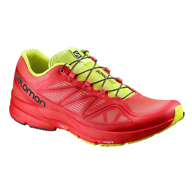 Sapato Salomon Sonic Pro Vermelho / Lima