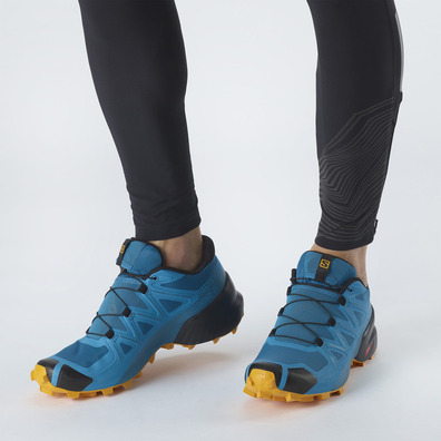 Sapato Salomon Speedcross 5 Azul/Laranja