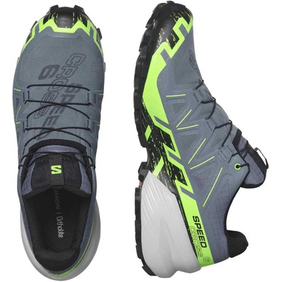 Sapato Salomon Speedcross 6 GTX cinza/limão