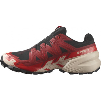 Sapato Salomon Speedcross 6 GTX vermelho/preto