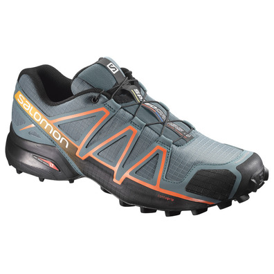 Sapato Salomon Speedcross 4 Antracite / Laranja / Preto