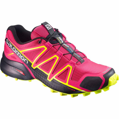 Salomon Speedcross 4 W fúcsia / sapato amarelo