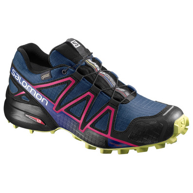 Sapato Salomon Speedcross 4 GTX W Navy / Fuchsia / Preto