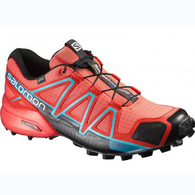 Tênis Salomon Speedcross 4 GTX W Vermelho / Coral / Azul