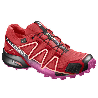 Tênis Salomon Speedcross 4 GTX W Vermelho / Fúcsia