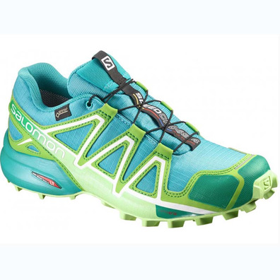 Sapato Salomon Speedcross 4 GTX W Turquesa / Lima