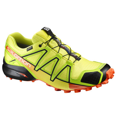 Sapato Salomon Speedcross 4 GTX Verde Lima / Preto / Laranja