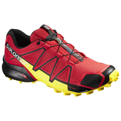 Sapato Salomon Speedcross 4 Vermelho / Preto / Amarelo