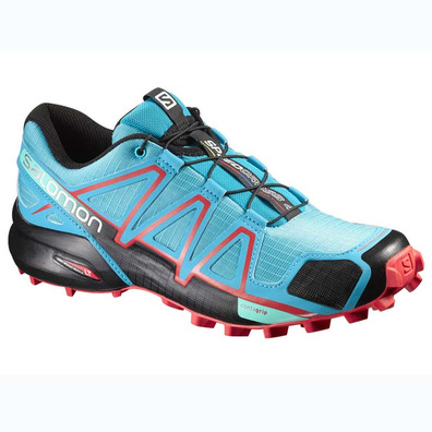 Sapato Salomon Speedcross 4 W Turquesa / Vermelho